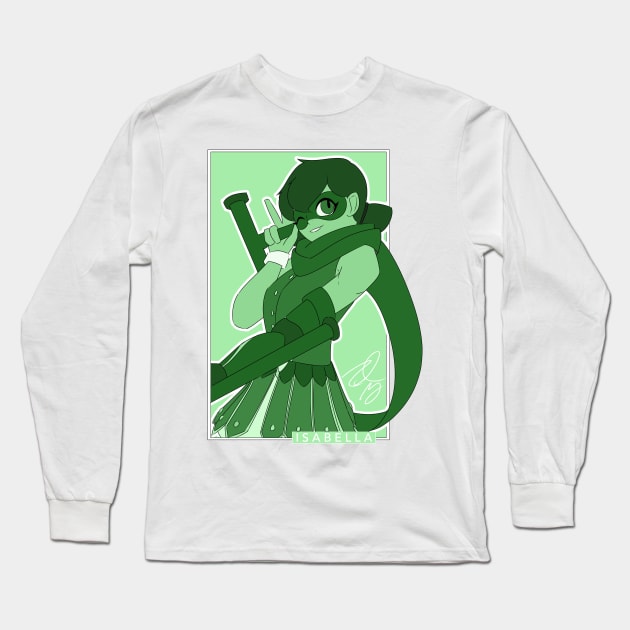 Isabella Signature Long Sleeve T-Shirt by zacharymorgan